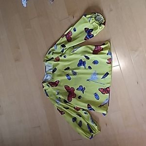 Zara basic blouse with balloon sleeve